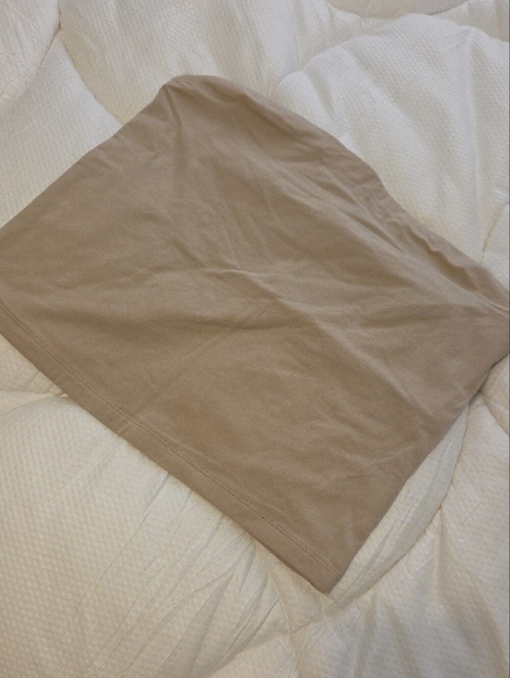 a new day Beige Mini Tube Skirt